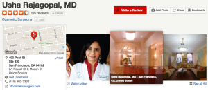 Dr. Usha Rajagopal Yelp Reviews